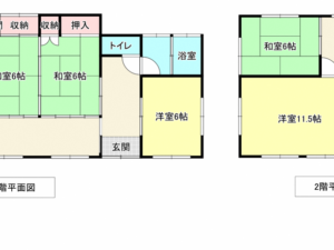 物件番号84 間取り