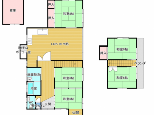 物件番号89 間取り