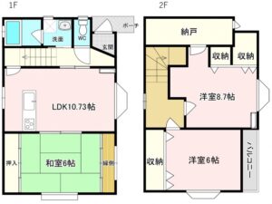 物件番号101 間取り