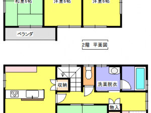 間取り 物件番号110 間取り